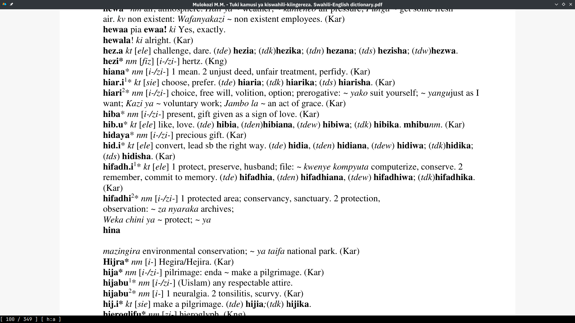 Swahili-English PDF Screenshot